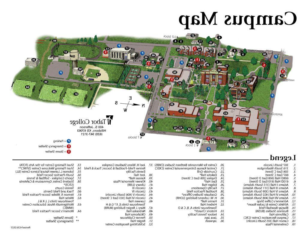 Tabor校园地图